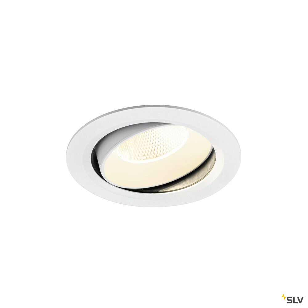 SLV NUMINOS® MOVE XL, Recessed ceiling light, 4000 K, 20°, IP20, round, white 1010018