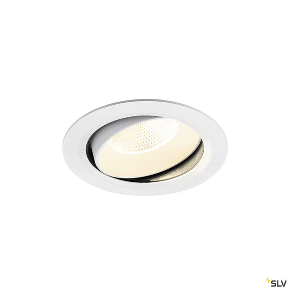 SLV NUMINOS® MOVE XL, Recessed ceiling light, 4000 K, 20°, IP20, round, white 1010018