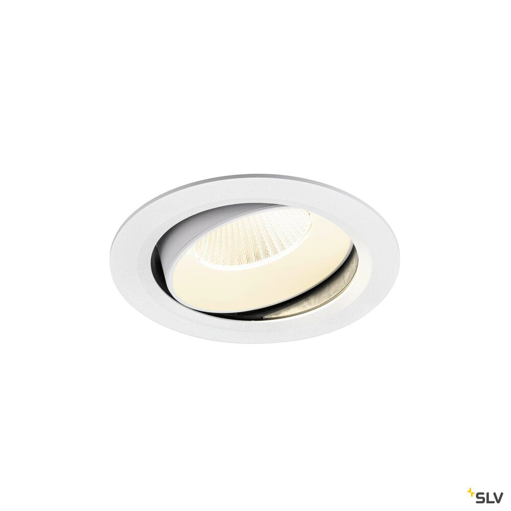SLV NUMINOS® MOVE XL, Recessed ceiling light, 4000 K, 40°, IP20, round, white 1010021
