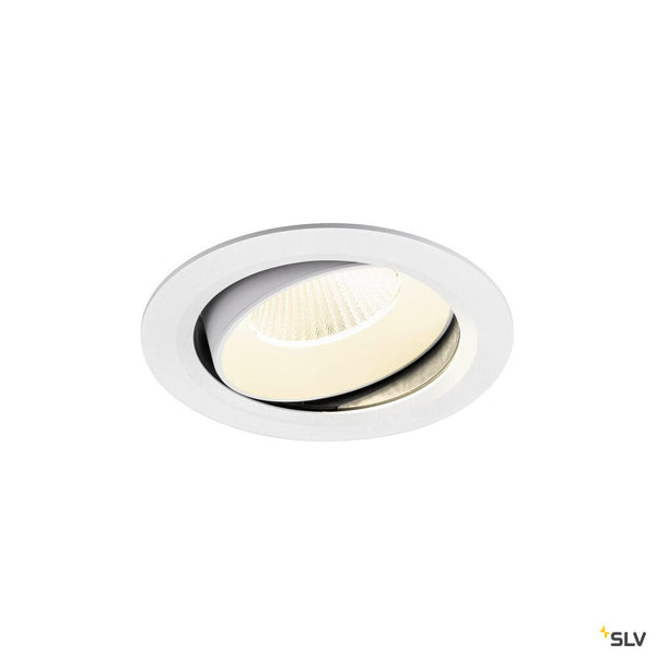SLV NUMINOS® MOVE XL, Recessed ceiling light, 4000 K, 40°, IP20, round, white 1010021