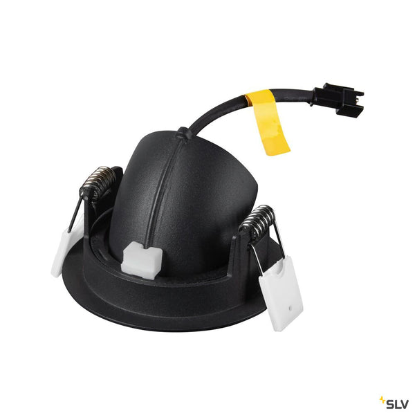 SLV NUMINOS® GIMBLE XS, Recessed ceiling light, 2700 K, 40°, IP20, round, black 1010029