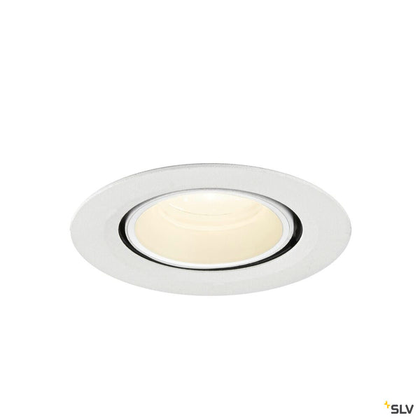 SLV NUMINOS® GIMBLE XS, Recessed ceiling light, 4000 K, 20°, IP20, round, white 1010072