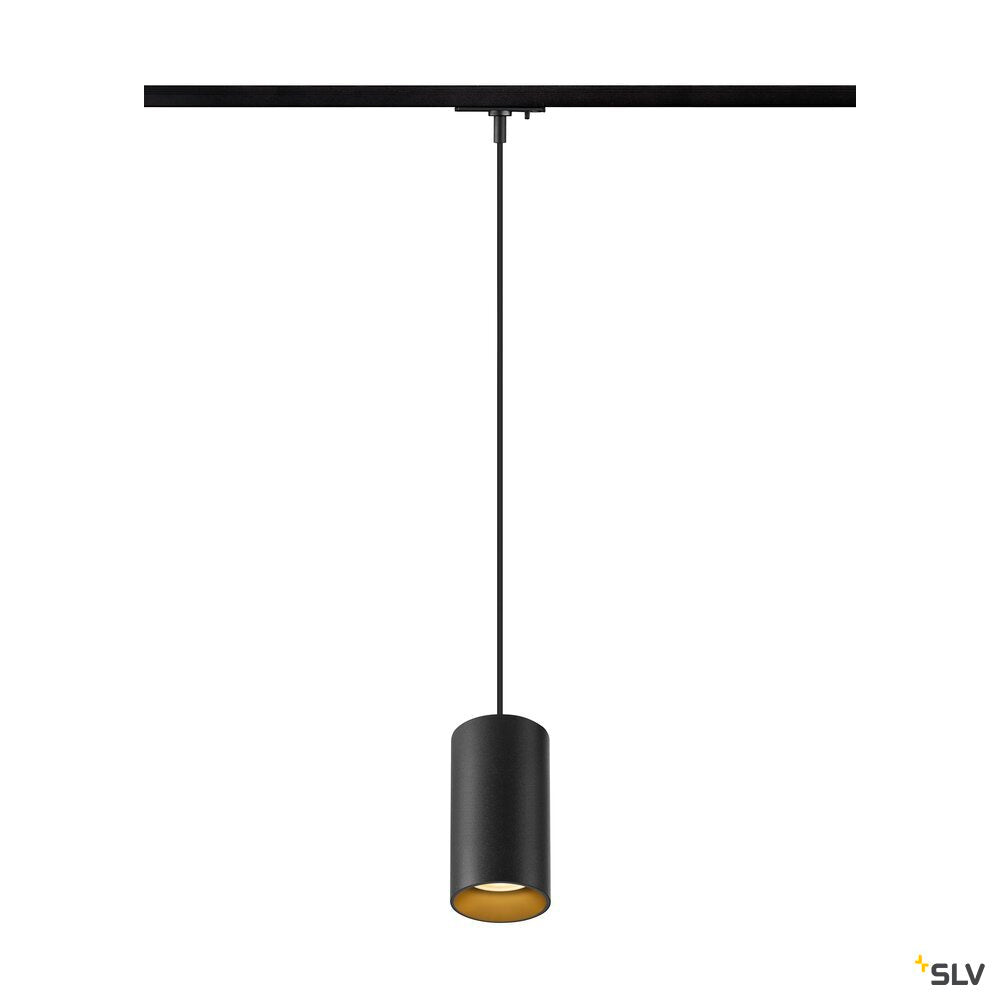 SLV ASTO TUBE, 1~ pendant light, GU10, pendant length 250 cm, 1x max. 10 W, black 1010099