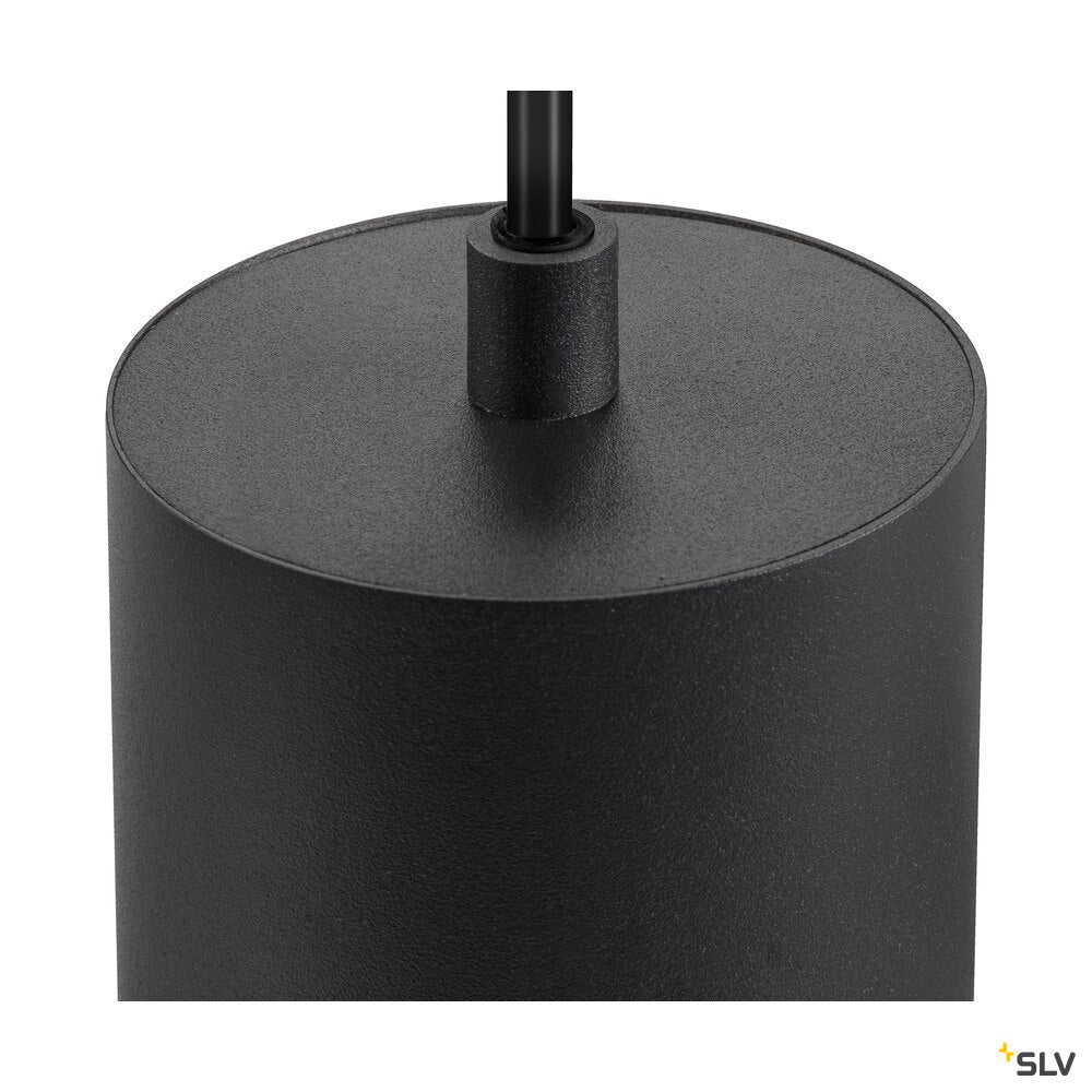 SLV ASTO TUBE, 1~ pendant light, GU10, pendant length 250 cm, 1x max. 10 W, black 1010099