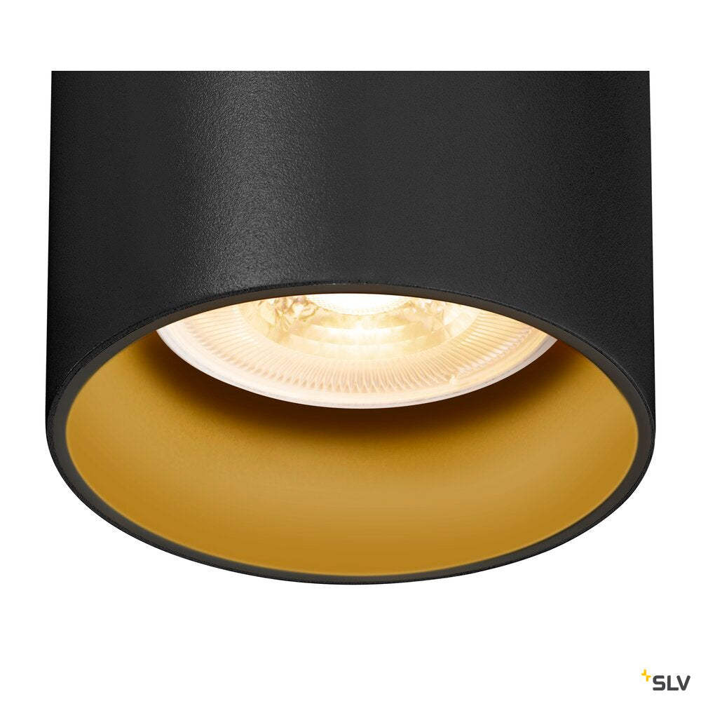 SLV ASTO TUBE, 1~ pendant light, GU10, pendant length 250 cm, 1x max. 10 W, black 1010099