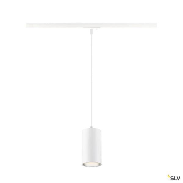 SLV ASTO TUBE, pendant light, GU10, pendant length 250 cm, 1x max. 10 W, white 1010100