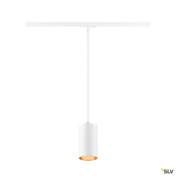 SLV ASTO TUBE, pendant light, GU10, pendant length 250 cm, 1x max. 10 W, white 1010100