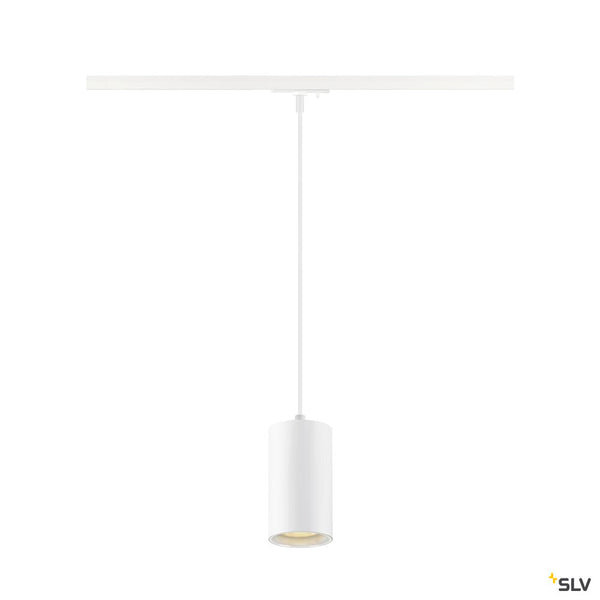 SLV ASTO TUBE, pendant light, GU10, pendant length 250 cm, 1x max. 10 W, white 1010100