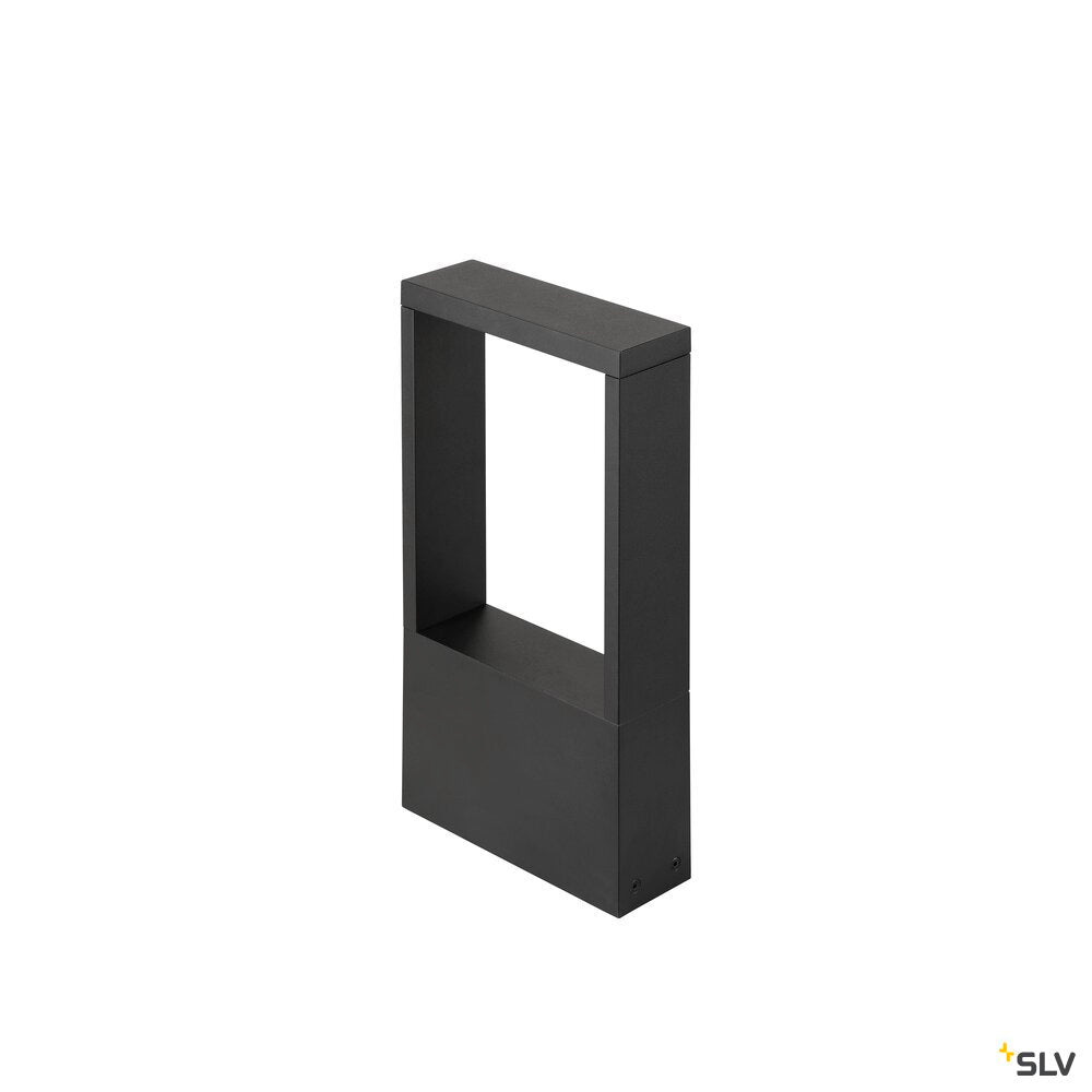 SLV FLATT II 36, free-standing lamp, PHASE, 2700 K, IP65, square, black 1010104