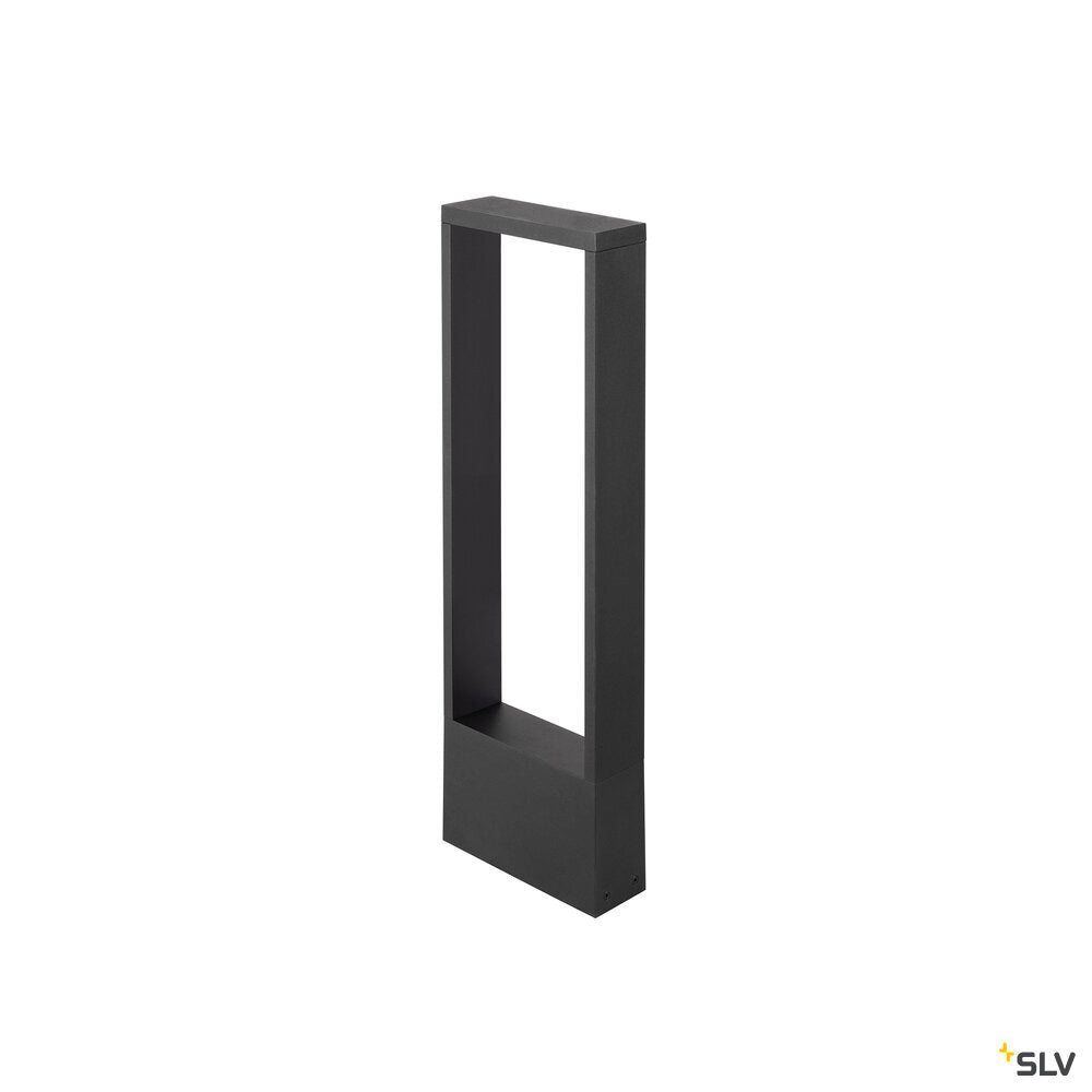 SLV FLATT II 62, Free-standing lamp, PHASE, 2700 K, IP65, square, black 1010106