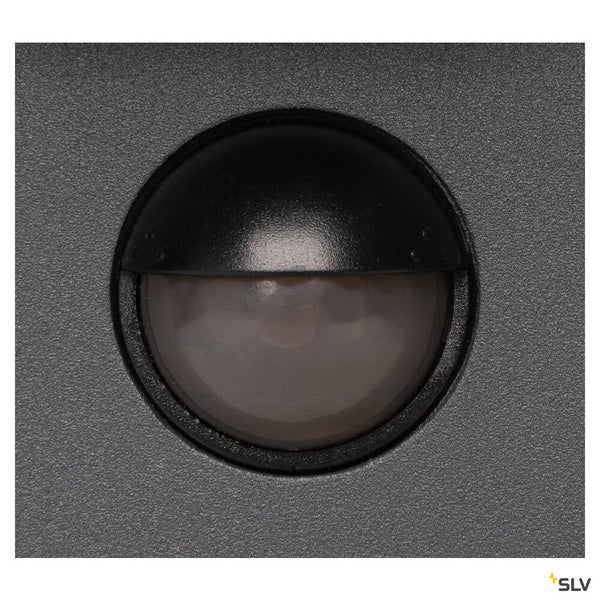 SLV FLATT II, Wall-mounted light, SENSOR, 2700 K, 10W, black 1010108