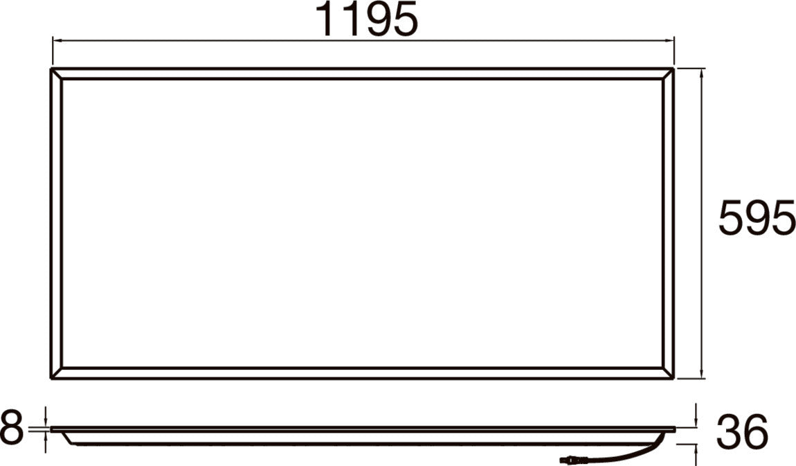 SLV PANEL P, 1200/600 60 840 WB UGR19 ML WH 1010117