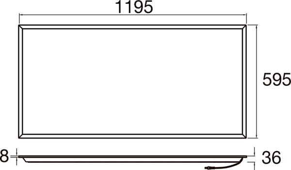 SLV PANEL P, 1200/600 60 840 WB UGR19 ML WH 1010117