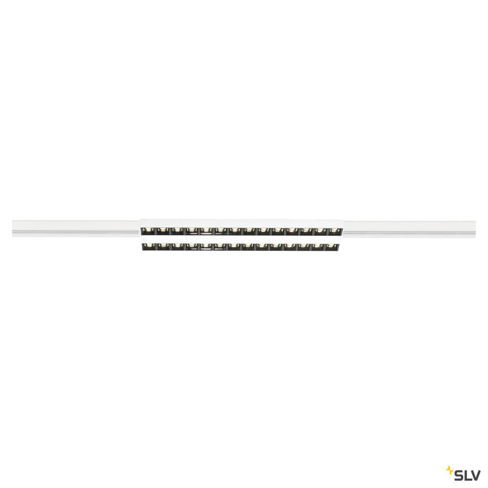 SLV SIGHT EVO, 3~ spot, double, rectangular, 4000 K, 25W, 60°, white / black 1010153