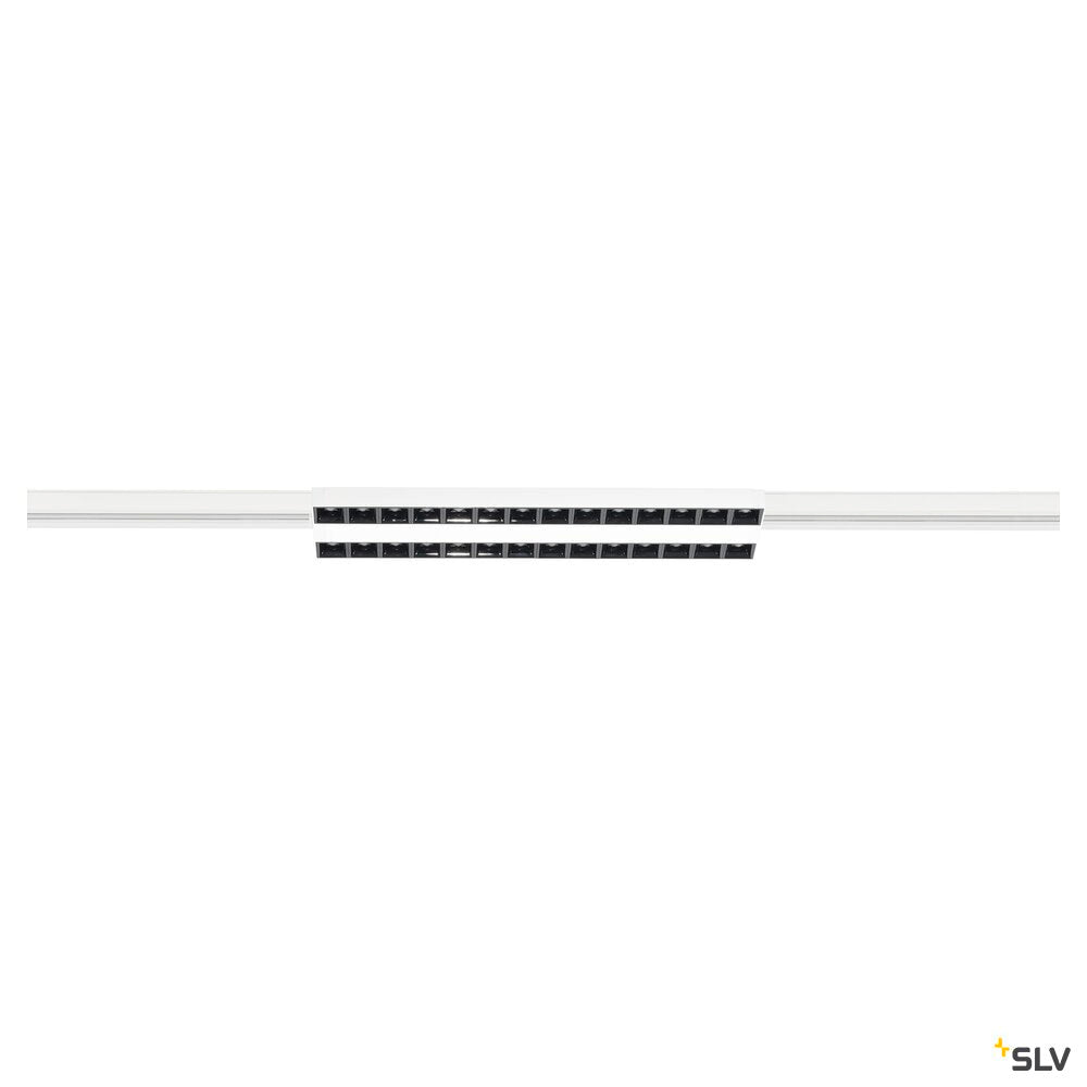 SLV SIGHT EVO, 3~ spot, double, rectangular, 4000 K, 25W, 60°, white / black 1010153