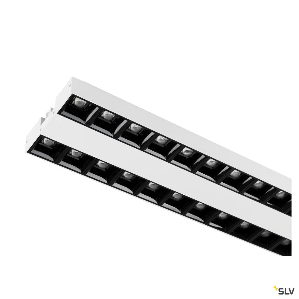 SLV SIGHT EVO, 3~ spot, double, rectangular, 4000 K, 25W, 60°, white / black 1010153