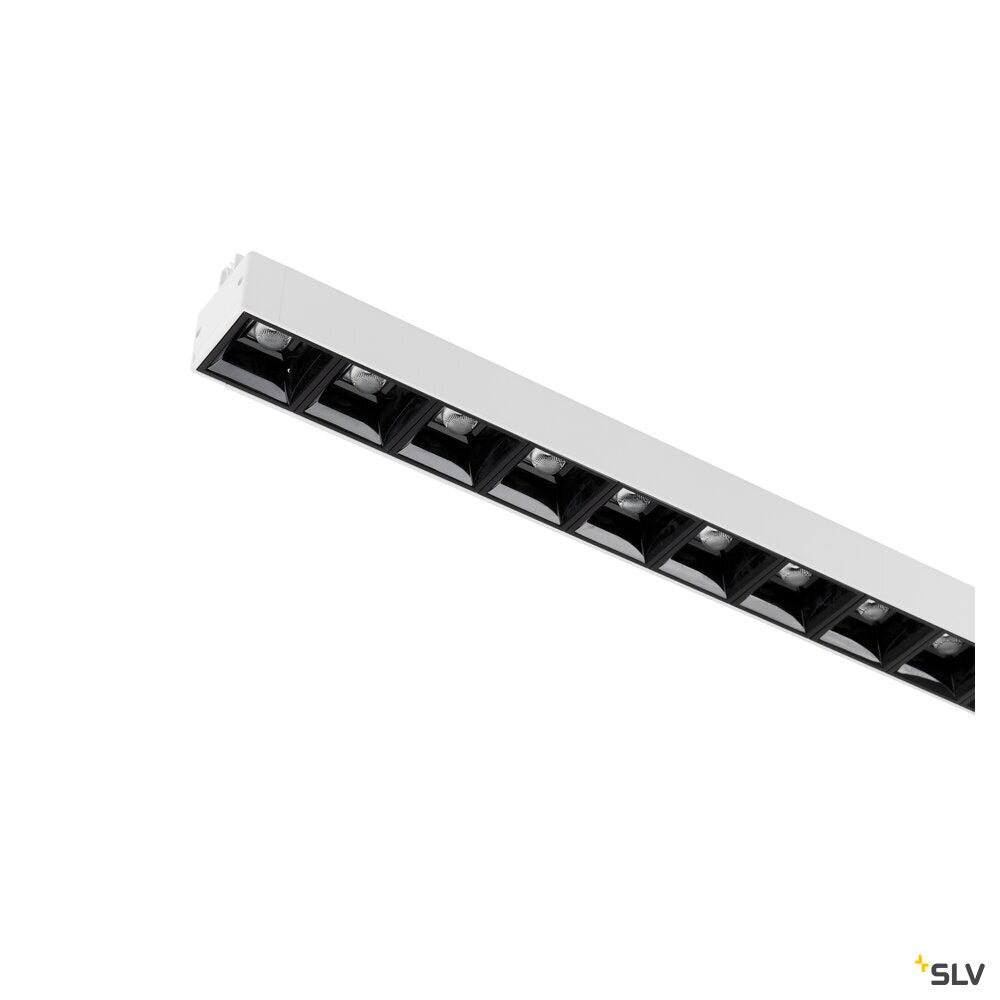 SLV SIGHT EVO, 3~ spot, single, DALI, rectangular, 3000 K, 18W, 60°, white / black 1010156
