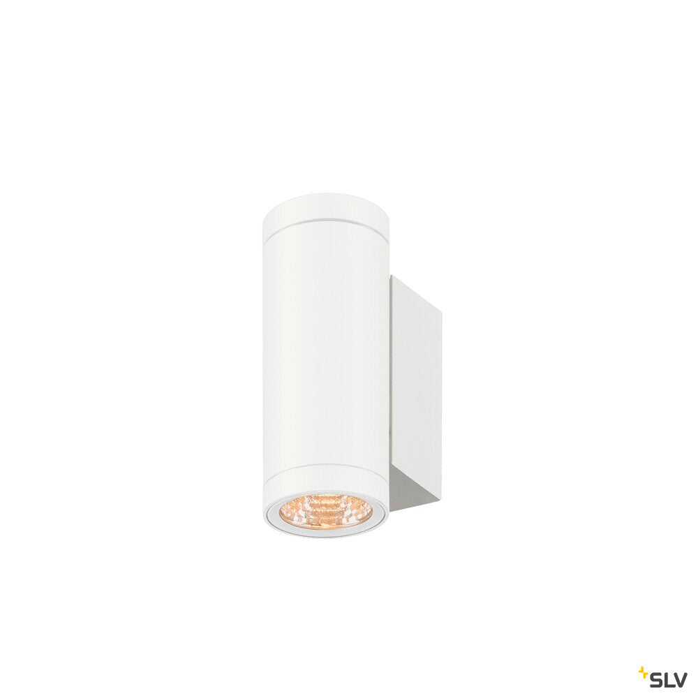 SLV HELIA PRO S, Wall-mounted light, up/down, DALI, P1, cylindrical, 2700 K, 6W, 24°, white 1010164