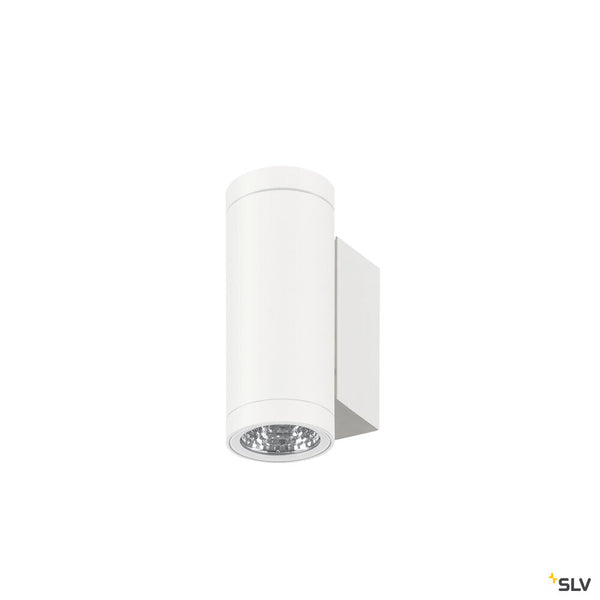 SLV HELIA PRO S, Wall-mounted light, up/down, DALI, P1, cylindrical, 2700 K, 6W, 24°, white 1010164