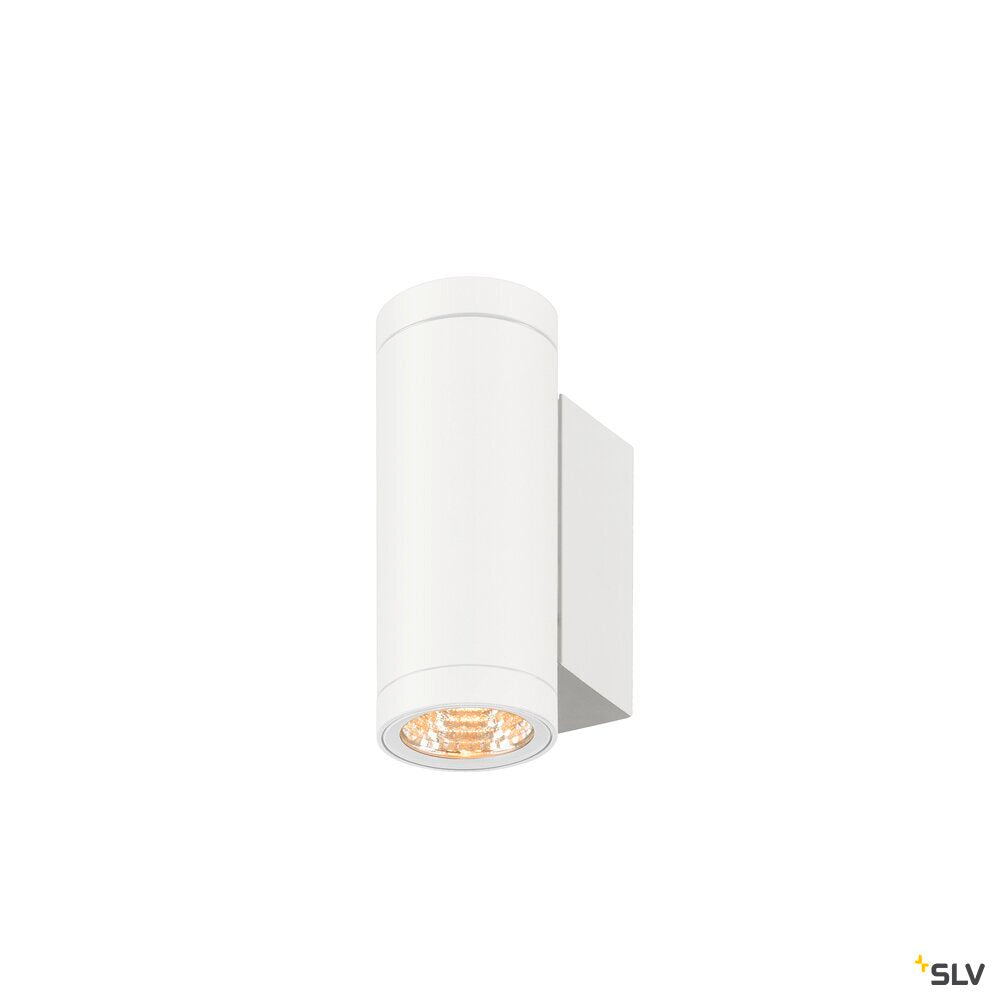 SLV HELIA PRO S, Wall-mounted light, up/down, DALI, P2, cylindrical, 2700 K, 12W, 24°, white 1010168