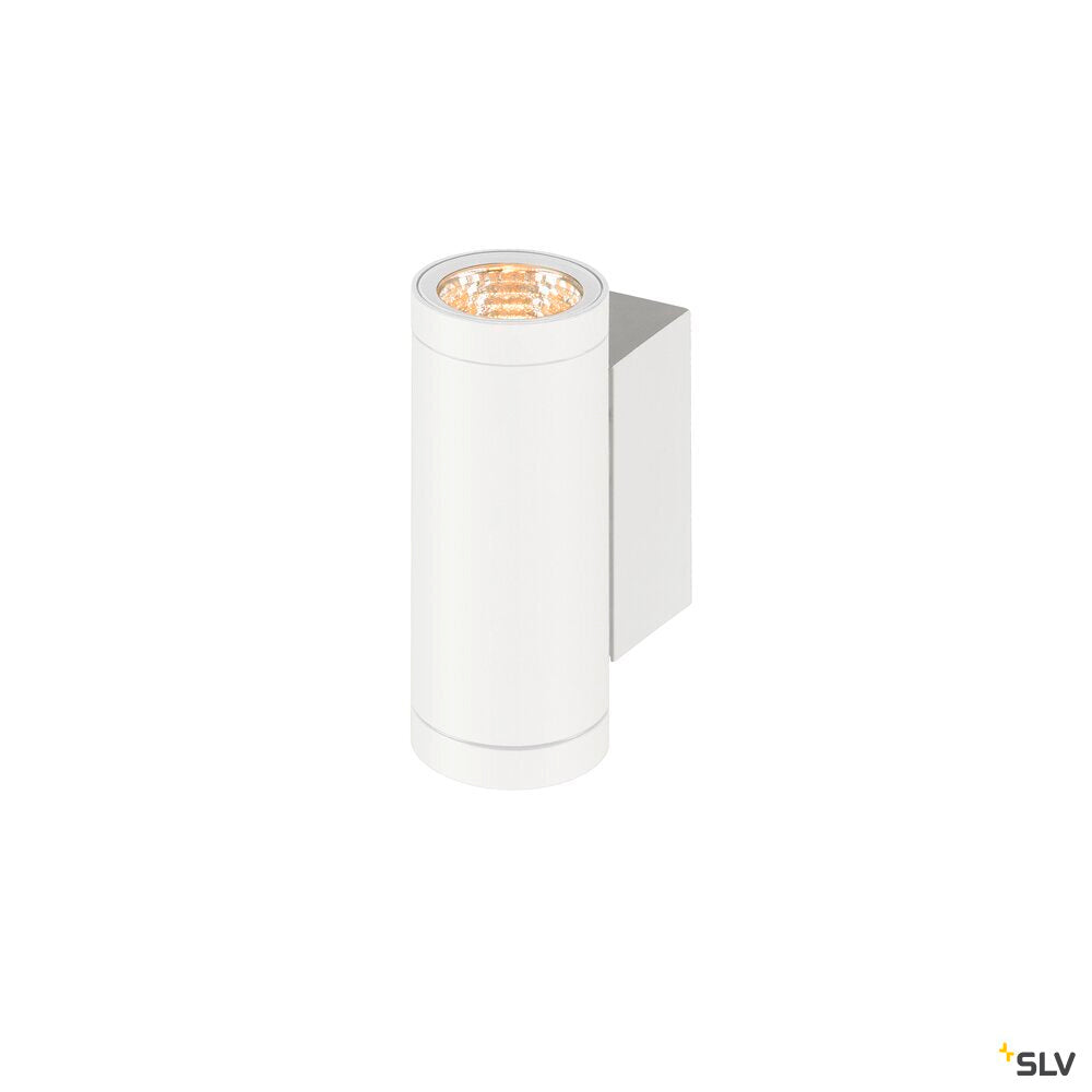 SLV HELIA PRO S, Wall-mounted light, up/down, DALI, P2, cylindrical, 2700 K, 12W, 24°, white 1010168
