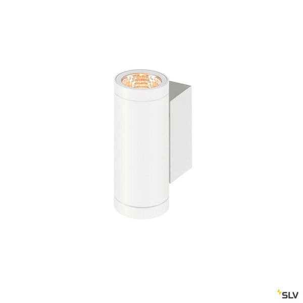 SLV HELIA PRO S, Wall-mounted light, up/down, DALI, P2, cylindrical, 2700 K, 12W, 24°, white 1010168