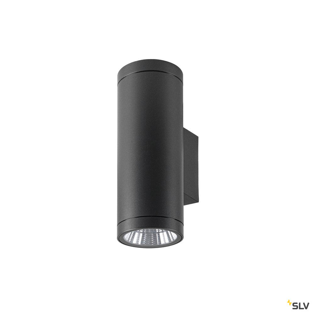 SLV HELIA PRO L, Wall-mounted light, single, DALI, P2, cylindrical, 2700 K, 15W, 24°, anthracite 1010173