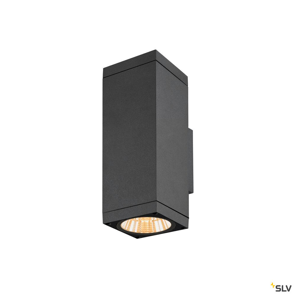 SLV THEO PRO L, Wall-mounted light, single, DALI, P1, rectangular, 2700 K, 10W, 24°, anthracite 1010185