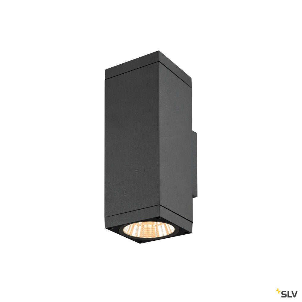 SLV THEO PRO L, Wall-mounted light, up/down, DALI, P2, 2700 K, 30W, Touch, 24°, anthracite 1010191