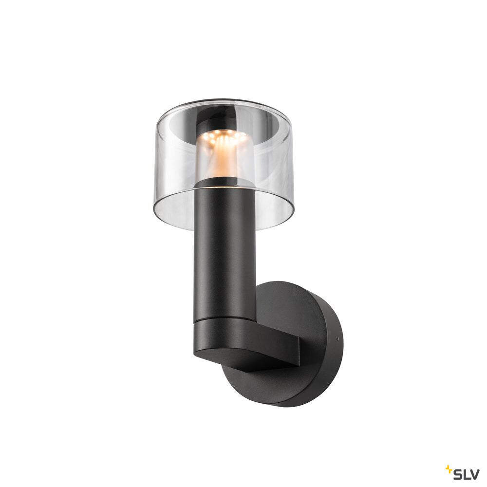 SLV TAHA II, Wall-mounted light, PHASE, 2200/2700 K, 10W, black 1010195