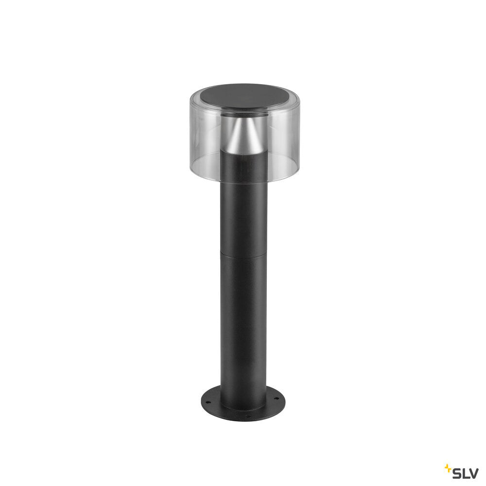 SLV TAHA II 45, Free-standing lamp, PHASE, 2200/2700 K, IP65, cylindrical, black 1010197