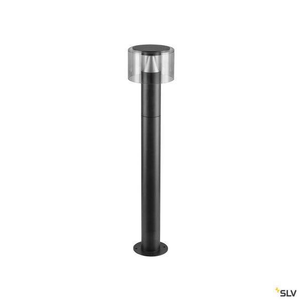 SLV TAHA II 70, Free-standing lamp, PHASE, 2200/2700 K, IP65, cylindrical, black 1010198
