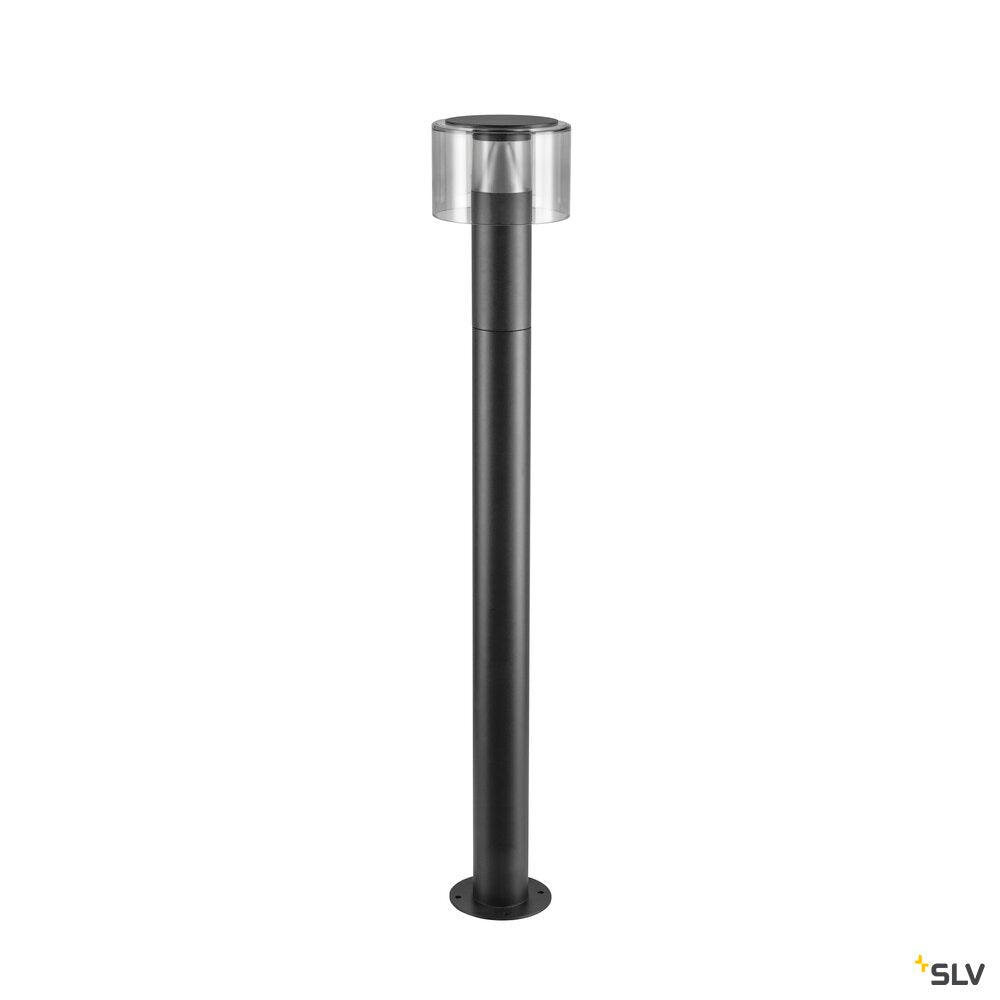 SLV TAHA II 90, Free-standing lamp, PHASE, 2200/2700 K, IP65, cylindrical, black 1010199