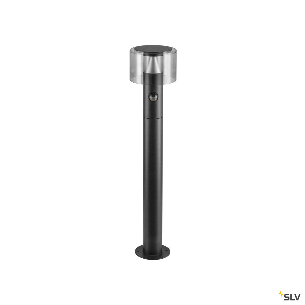 SLV TAHA II 70, Free-standing lamp, SENSOR, 2200/2700 K, IP54, cylindrical, black 1010200