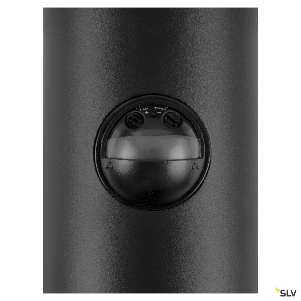 SLV TAHA II 70, Free-standing lamp, SENSOR, 2200/2700 K, IP54, cylindrical, black 1010200