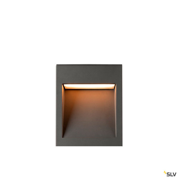 SLV QUAD PRO 60, Free-standing lamp, DALI, 2200 K, IP65, rectangular, anthracite 1010204