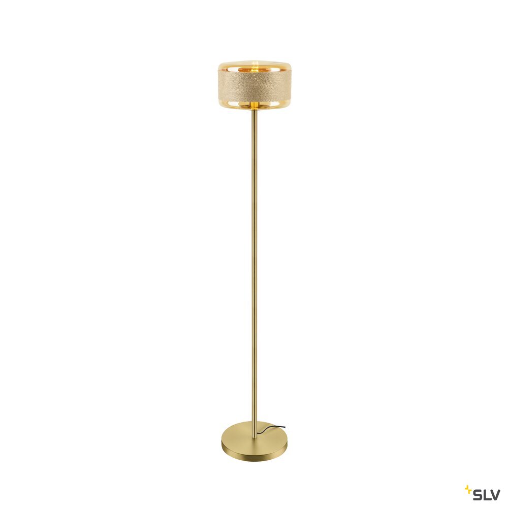 SLV PANTILO ROPE 27, Free-standing lamp, E27, max. 1 x 15W, IP20, gold 1010206