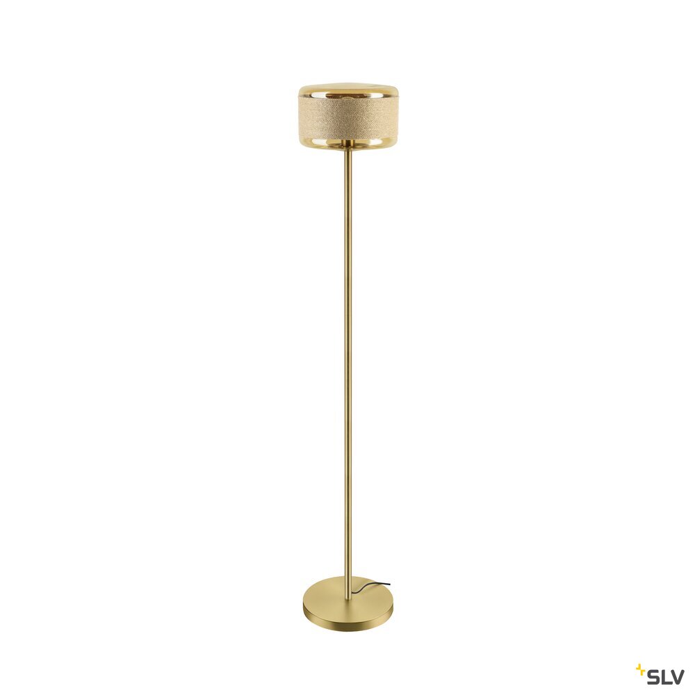 SLV PANTILO ROPE 27, Free-standing lamp, E27, max. 1 x 15W, IP20, gold 1010206