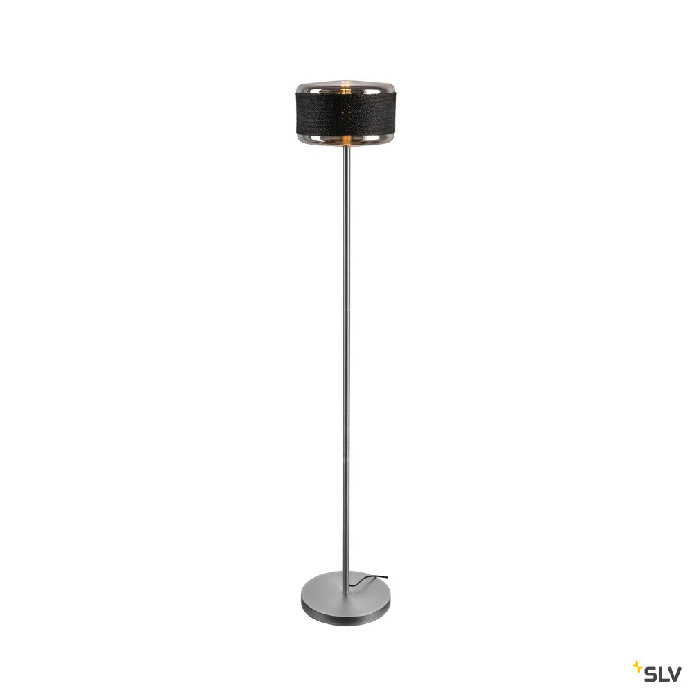SLV PANTILO ROPE 27, Free-standing lamp, E27, max. 1 x 15 W, IP20, silver 1010207