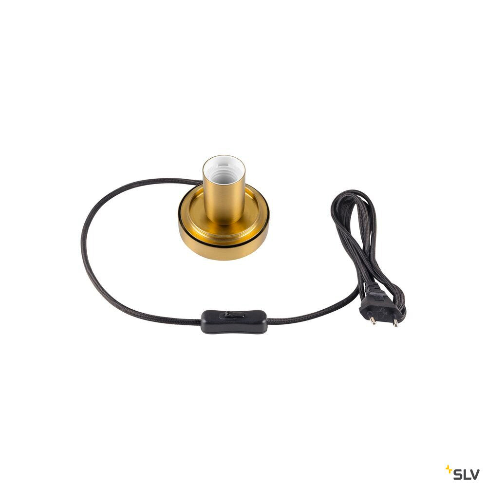 SLV PANTILO ROPE 19, table lamp, E27, cylindrical, 1 x max. 15W, gold 1010208