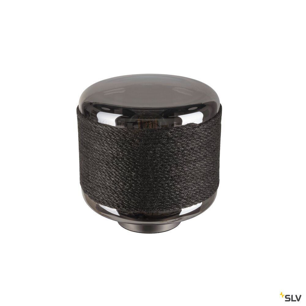 SLV PANTILO ROPE 19, Table lamp, E27, cylindrical, 1 x max. 15 W, silver 1010209