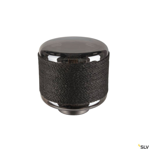 SLV PANTILO ROPE 19, Table lamp, E27, cylindrical, 1 x max. 15 W, silver 1010209