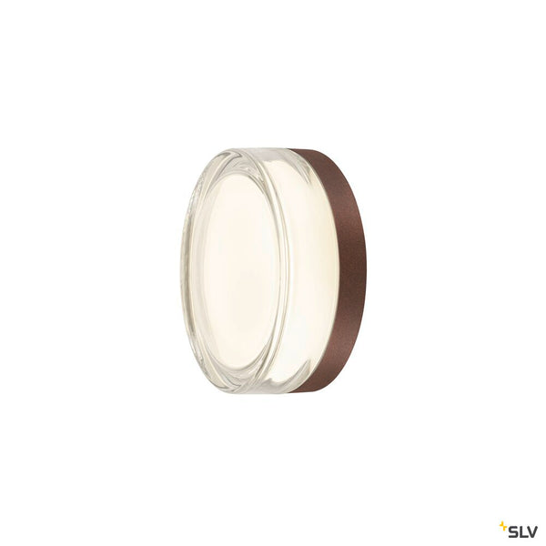 SLV CYFT XL, wall- and ceiling-mounted light, 2700/3000/4000K, 15W, PHASE, 125°, IP65 black / transparent 1010210