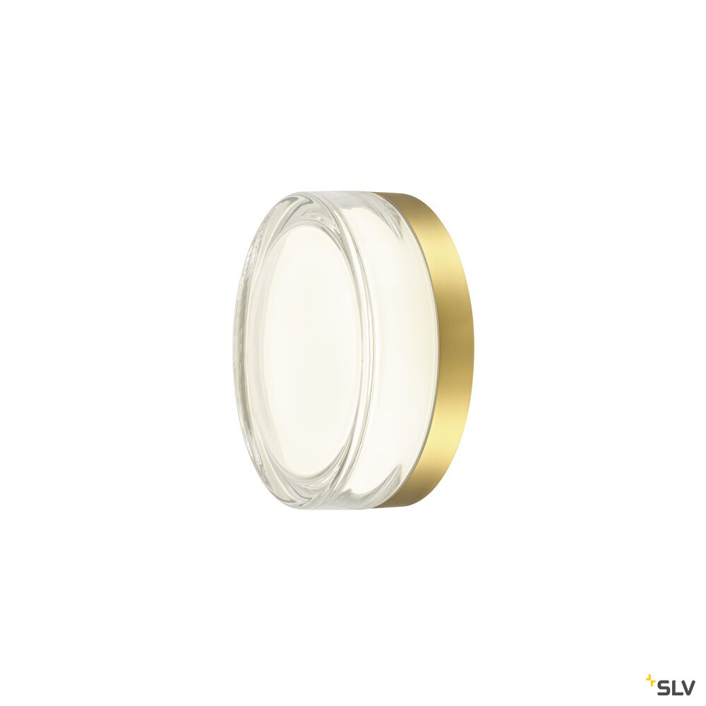 SLV CYFT XL, wall- and ceiling-mounted light, 2700/3000/4000K, 15W, PHASE, 125°, IP65 black / transparent 1010210
