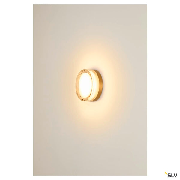 SLV CYFT XL, wall- and ceiling-mounted light, 2700/3000/4000K, 15W, PHASE, 125°, IP65 black / transparent 1010210