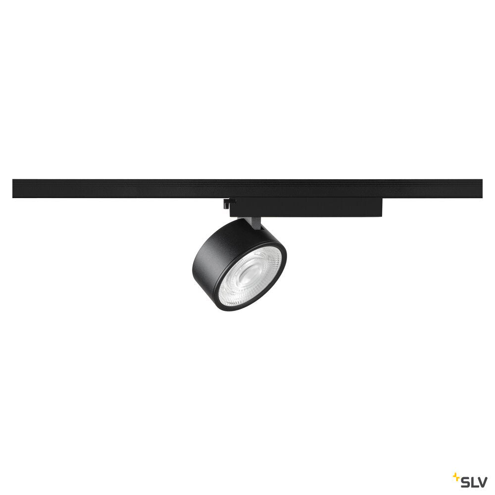 SLV KALU 2.0, 1~ spot, PHASE, cylindrical, 3000 K, 10W, 36°, black 1010226