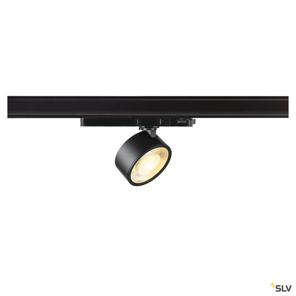 SLV KALU 2.0, 3~ spot, PHASE, cylindrical, 3000 K, 10W, 36°, black 1010240