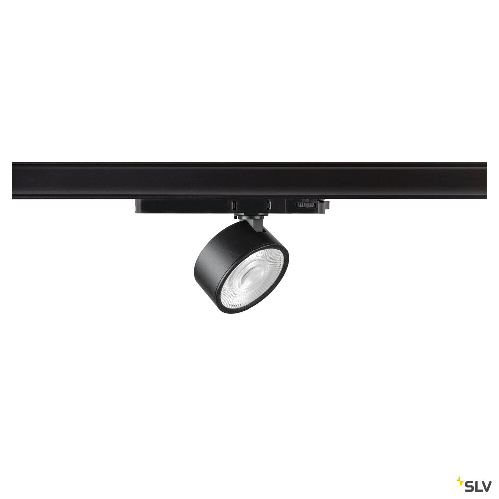 SLV KALU 2.0, 3~ spot, PHASE, cylindrical, 3000 K, 10W, 36°, black 1010240