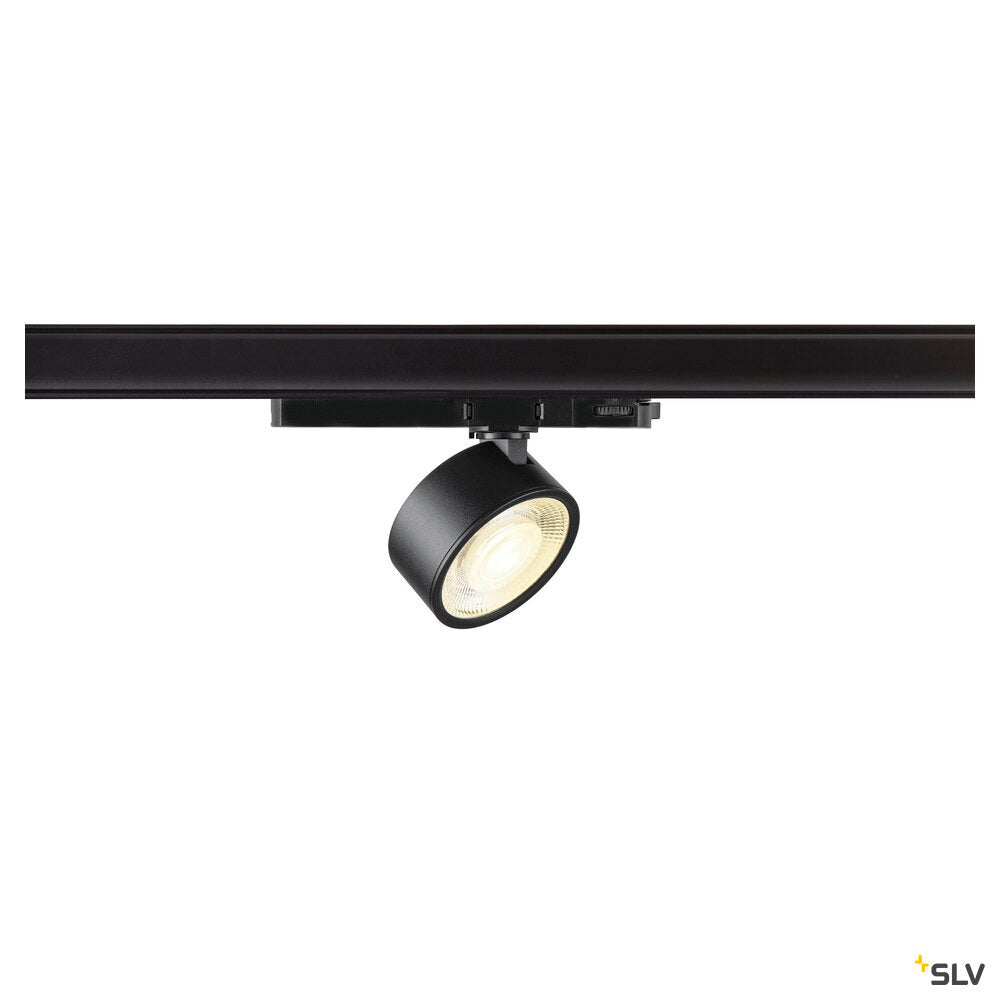 SLV KALU 2.0, 1~ spot, PHASE, cylindrical, 4000 K, 10W, 36°, black 1010246