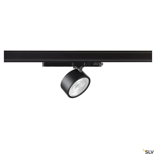 SLV KALU 2.0, 1~ spot, PHASE, cylindrical, 4000 K, 10W, 36°, black 1010246
